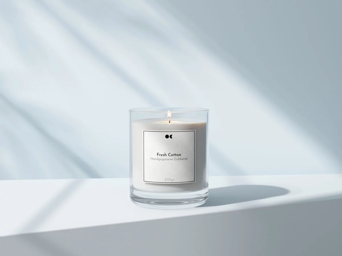 Scented candle - Cotton