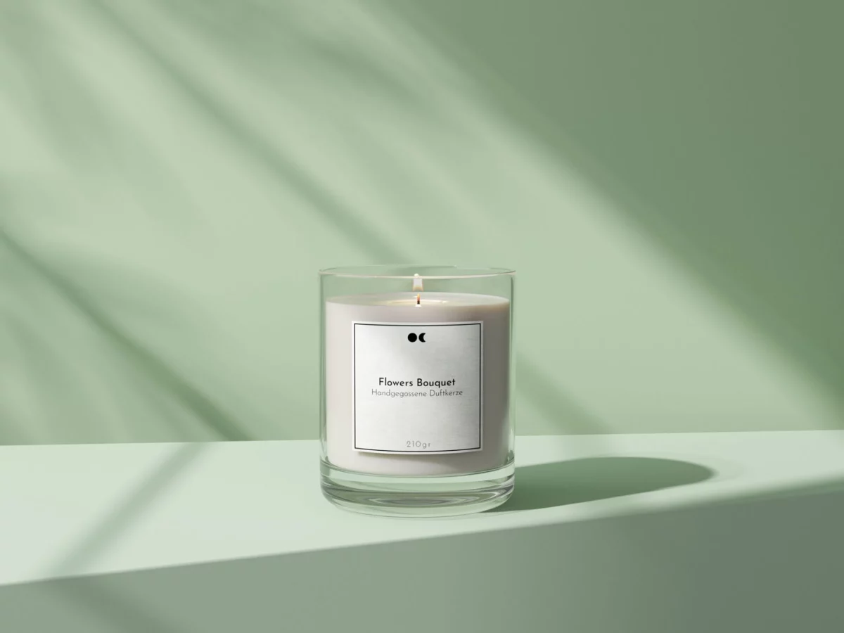 Scented candle – Flower bouquet