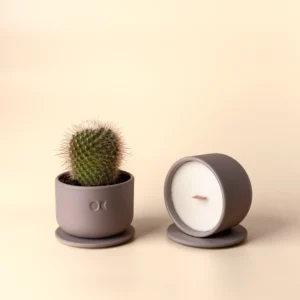 Blooming Ceramic Candle – Tobacco & Honey – 220g
